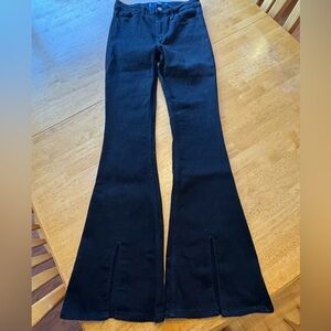 Hollister High-Rise Black Flare Pants